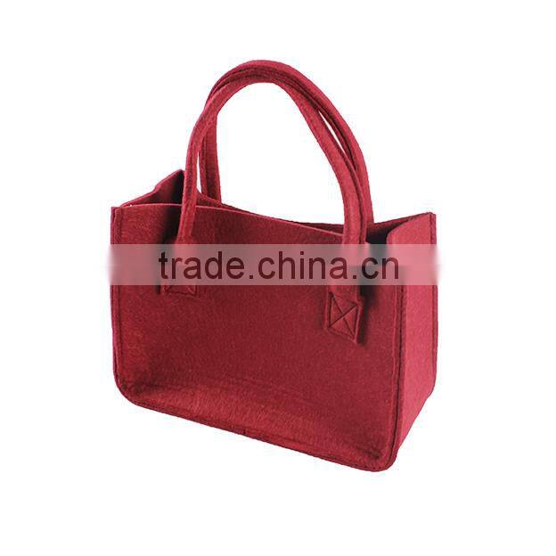 Factory custom felt bag felt tote bag felt shopping bag
