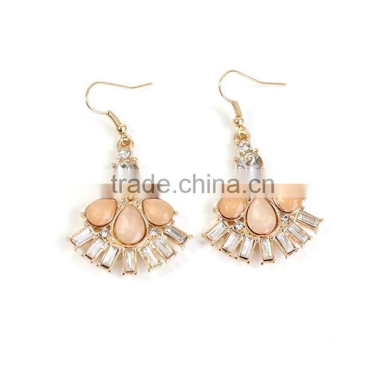fashion drop stone earring