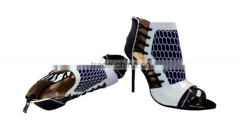 Mature Sexy Girls High Heel Shoes, Open Toe Ankle Sandals Collage Colors Shoes, Beauty Women High Heel Shoes