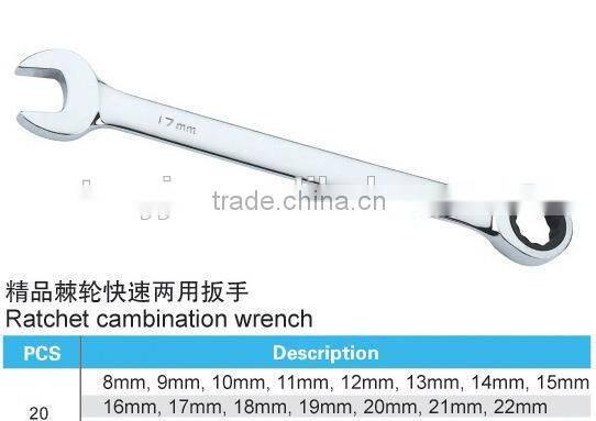 10*8-24 Combination Ratchet Wrench set