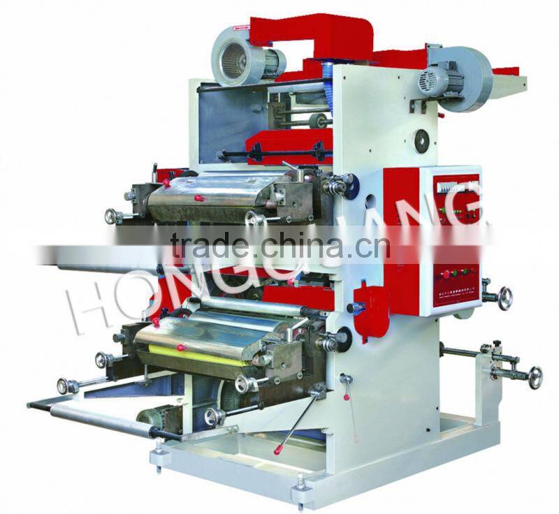 2 Color non woven bag printing machine