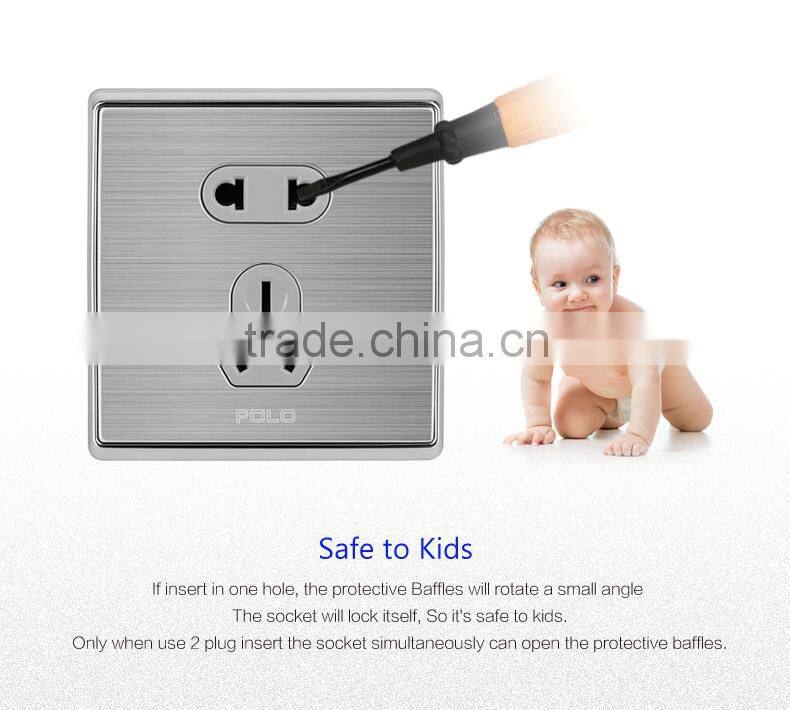 2015 wholesale universal multi plug sockets three pin plug socket multi plug wall socket