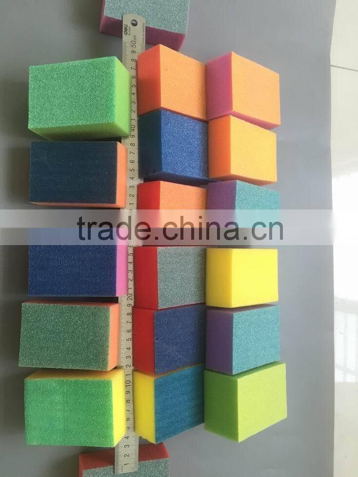 colorful cleaning bathroom kitchen room sanding sponge