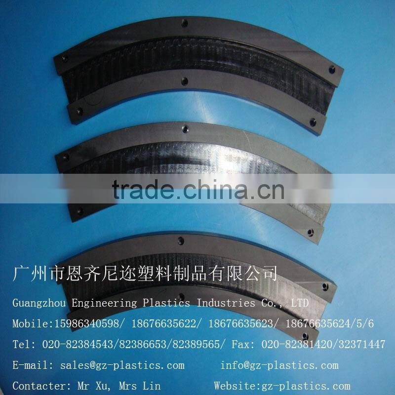 HDPE plastic UHMWPE PE polyethylene nylon linear guide rail/str
