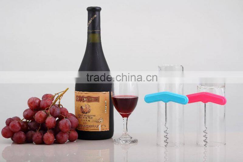 S/S+ABS 11.5*9.4*1 Colorful kitchen small red wine opener