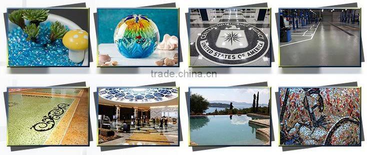 colored glass sand for blasting and decoration