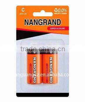 C size lr14 alkaline cell with nice price