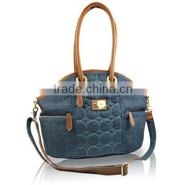 1492-2013 New Arrival fashion Designer Handbag jeans shoudler bag with long strap