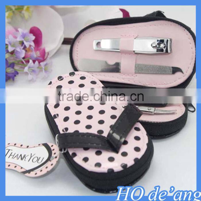 Hogift promotion gifts wedding gifts stainless steel repair capacity nail kit manicure set MHo-104