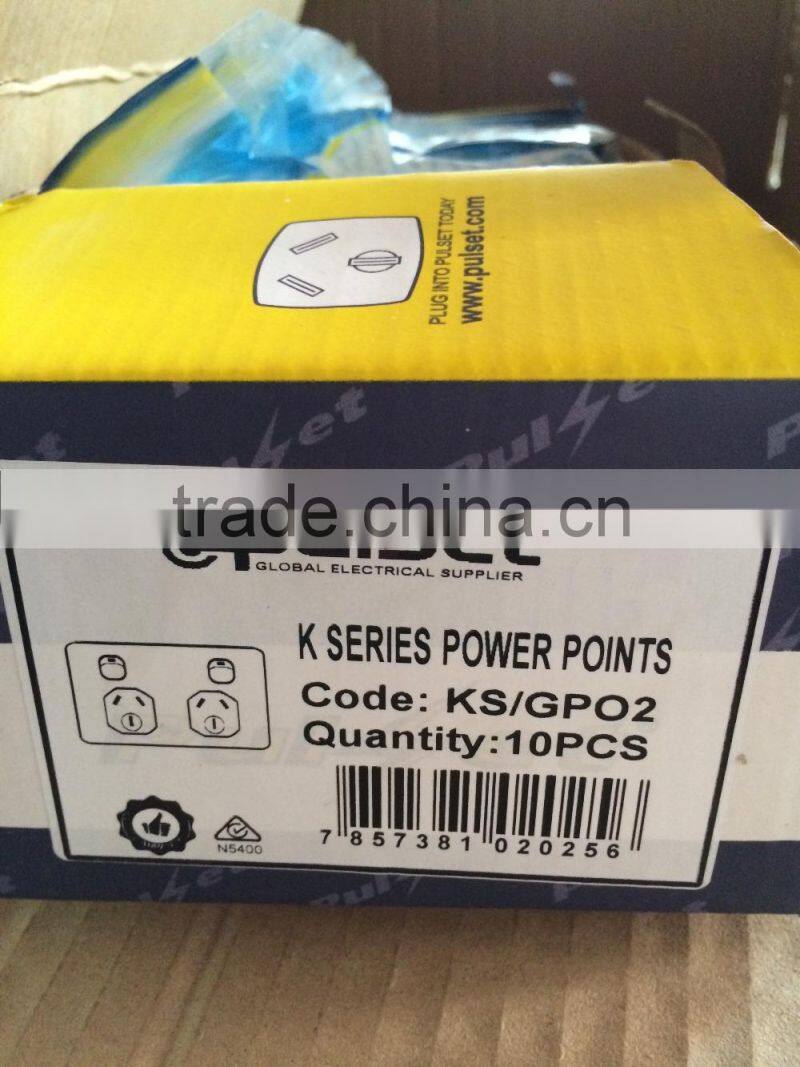 Double Wall GPO Power Point Switch With Socket