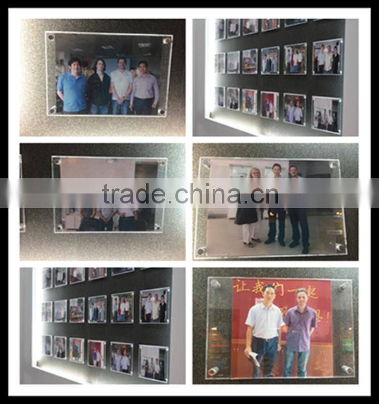 Clear Acrylic File Shelf for Office Supplies
