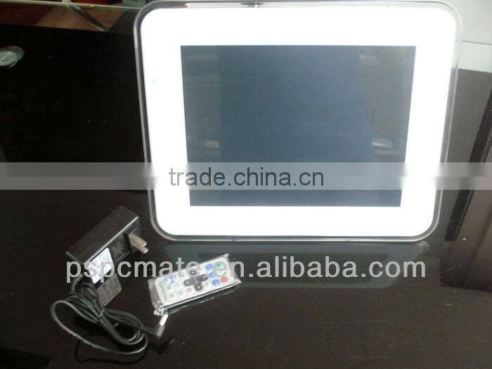 full function,new wood frame 7 inch digital photo frame multifunction,7 inch wood frame DPF