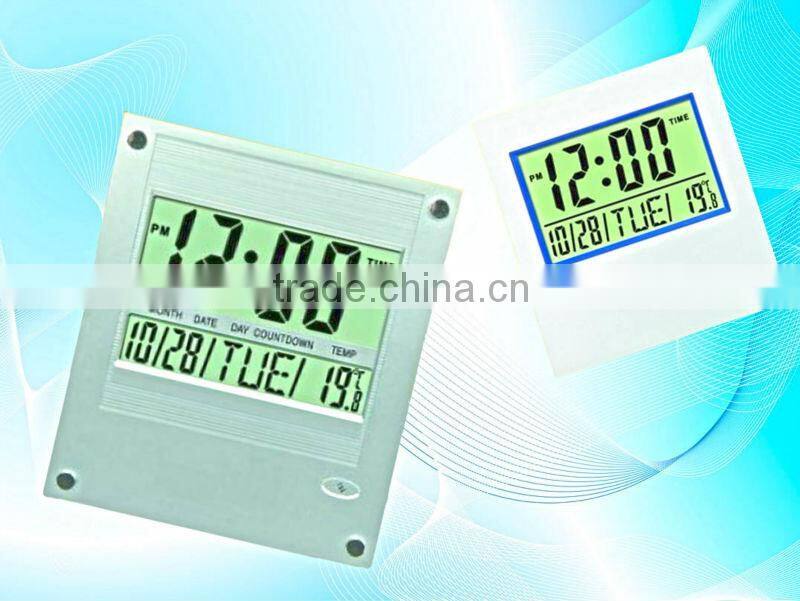 Manufacturer supply big round clock,Calendar wall clock