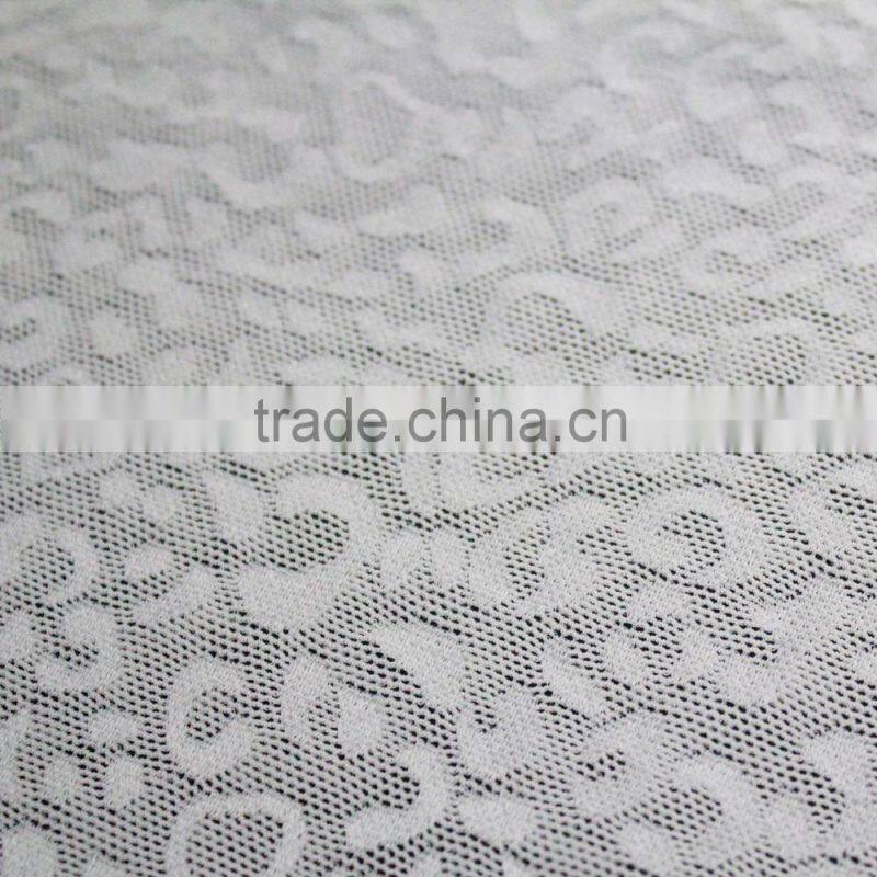 New design jacquard mesh fabric for dresses underwear bra garment