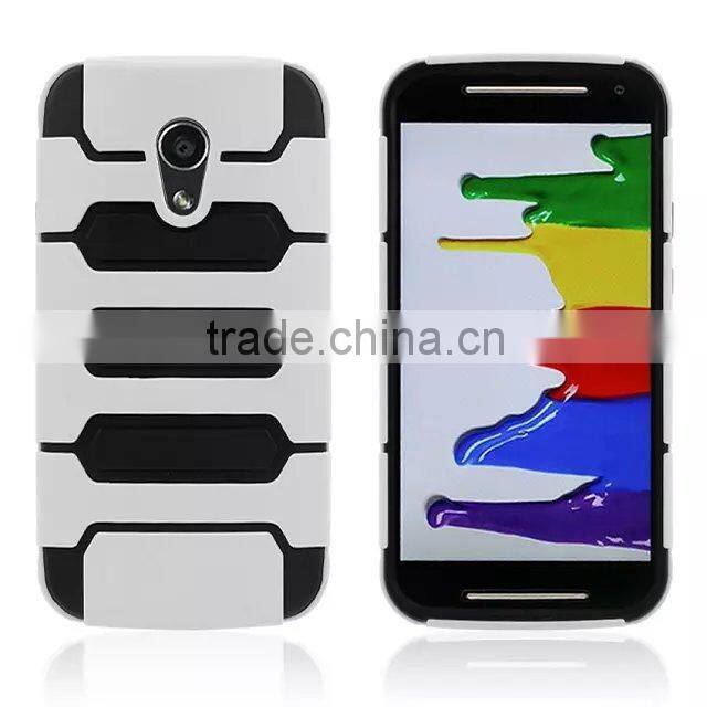 Hybrid Armor Bumper Cover Case ( TPU + Hard PC) for MOTO G2