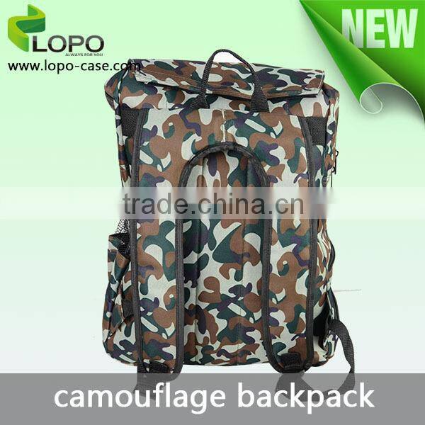 New China manufacturer sublimation Custom fancy priting Camouflage backpack