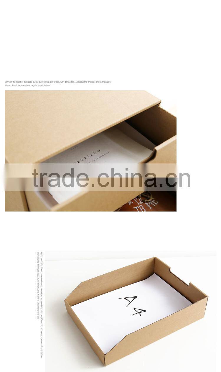 China OEM logo printed multi-wall cardboard stroage box