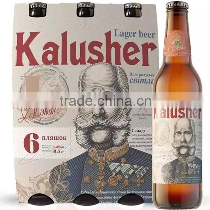 Newest fancy 6 bottle cardboard wine box