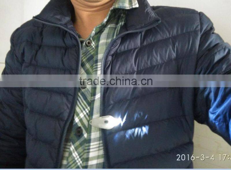 Mini usb rechargeable torch clip