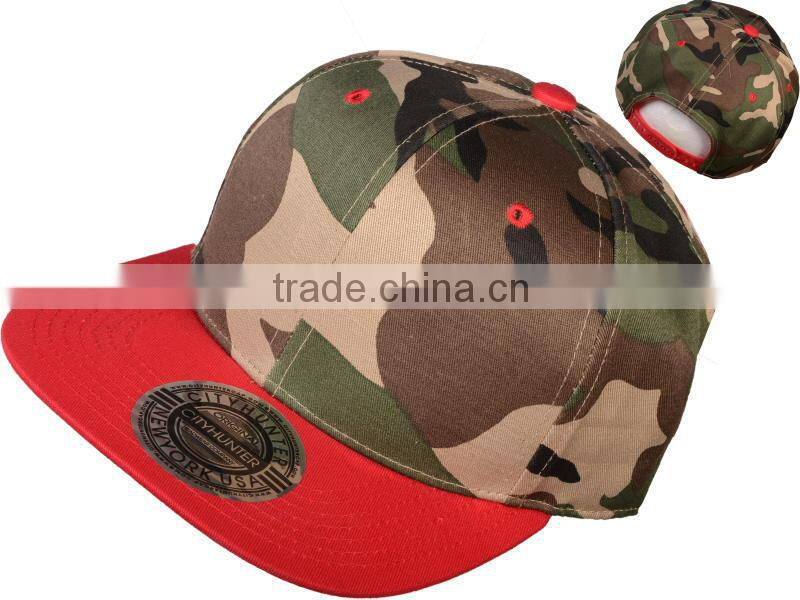Camo Snapback,Cotton Snapback Hats,Custom Made Snapback Hats