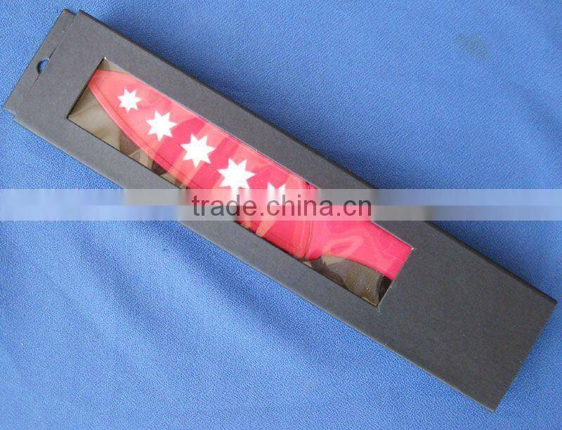 6" ceramic chef knife with gift box packing