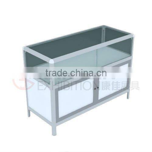 aluminium display counter with lock
