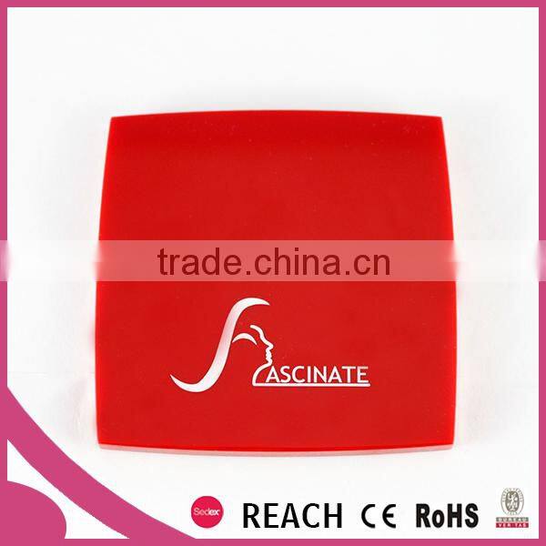 small one side square shape slide cover cosmetic mirror