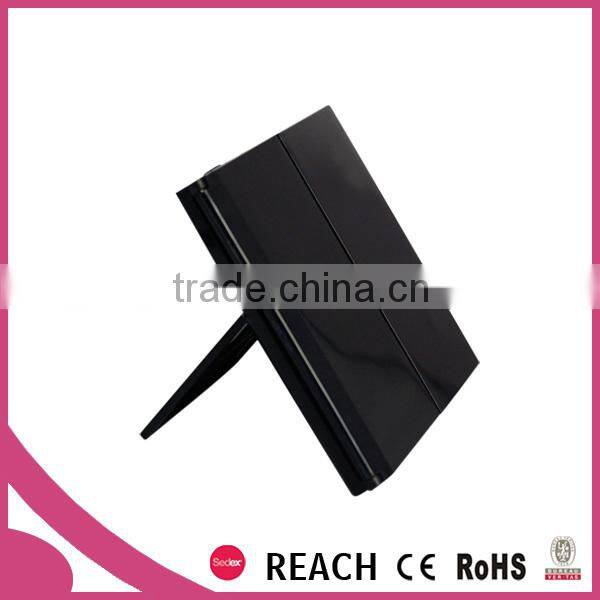 Portable folding makeup table mirror, mini desk cosmetic mirror with lights