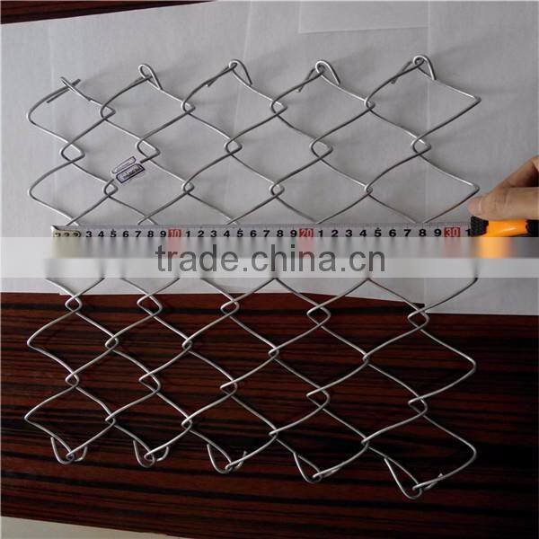ISO9001 anping high quality hot dipped galvanized and pvc coated chain mesh fencing (Trade Assurance)