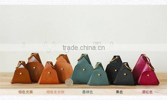 Triangle shape lovely mini coin purse