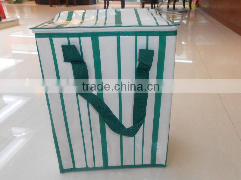 PP non woven recreational high quality insulated cooler bag with printing opp film laminated