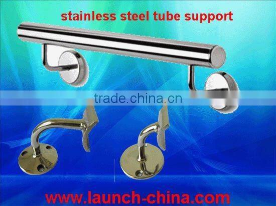 outdoor step metal handrail angle stair handrail bracket / round handrail bracket price