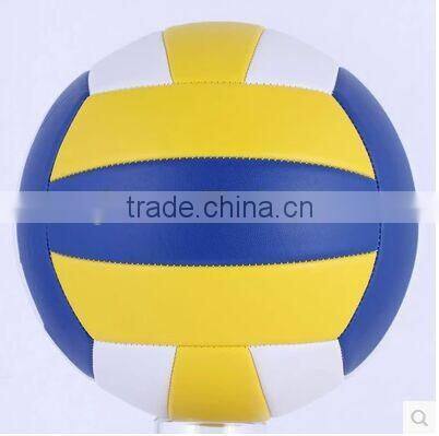 Soft feeling sponge backing PVC foamed beach volleyball