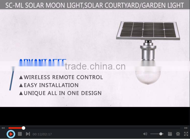 Solar led light 12W Motion Sensor solar powered garden lights, Integrated All in One Solar LED Street Light