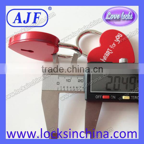 AJF Colorful love heart locker for 2015 valentines day