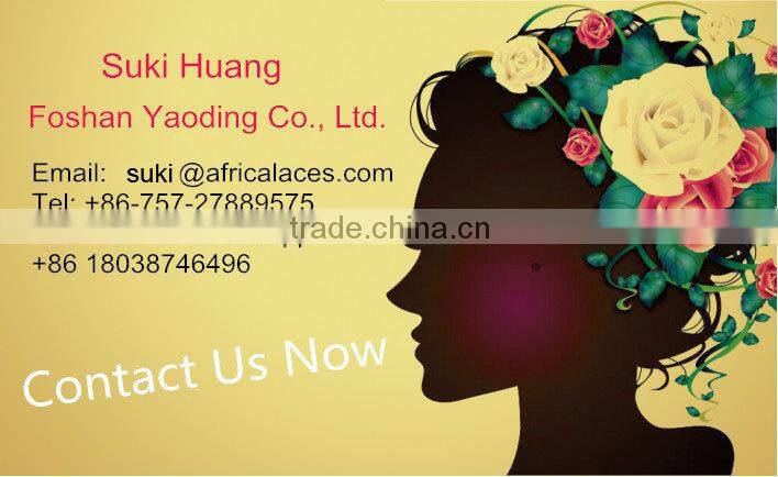 Charming yellow dress making lace African style george lace for ceremony