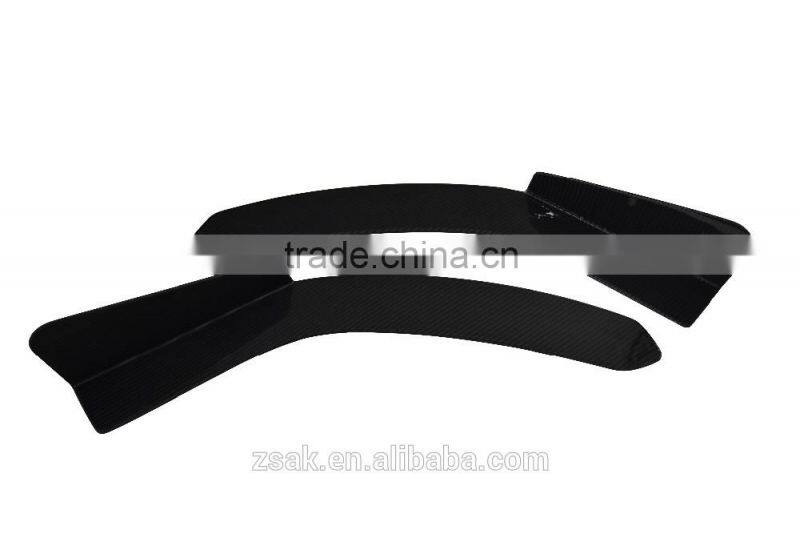 Universal carbon fiber front bumper lip diffuser