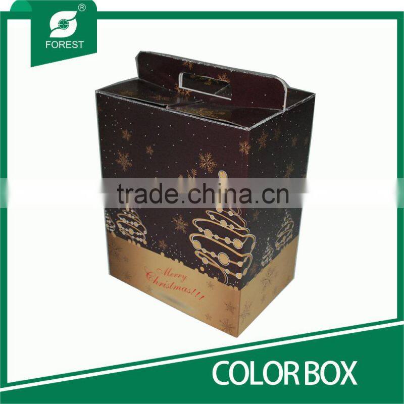 PERSONALIZED FANCY CORRUGATED COLOR BOXES FOR CHRISTMAS GIFTS PACKAGING