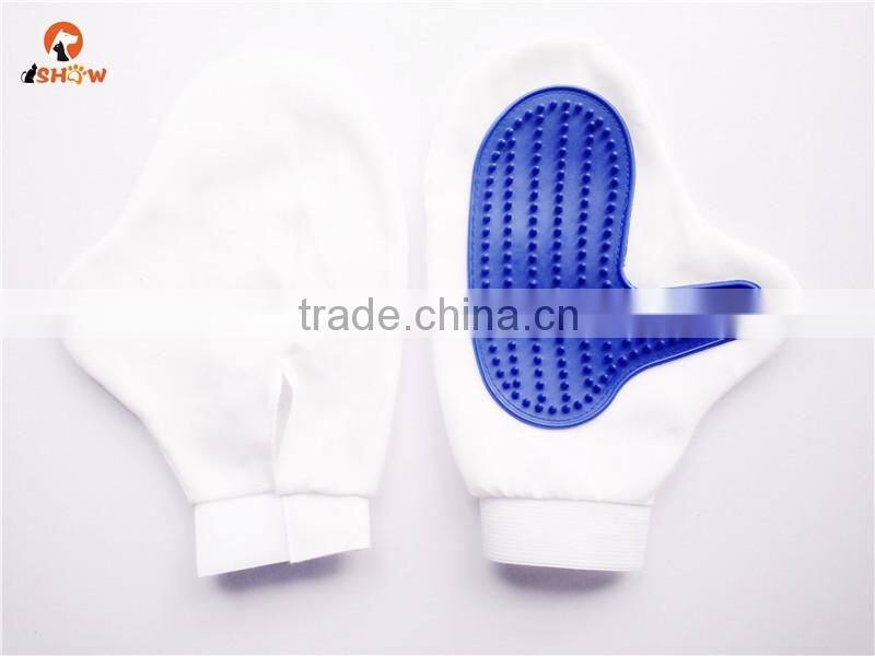 Dog & Cat Universal Pet Animal Grooming Massage Glove Brush pet mitt