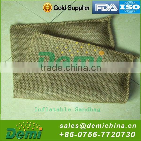Guaranteed quality environmental self inflating sandbag