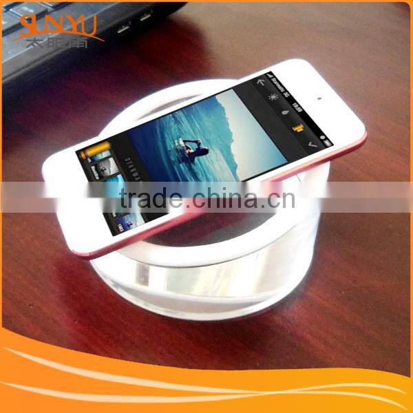 Fashion Design Clear Acrylic Phone Display With Logo
