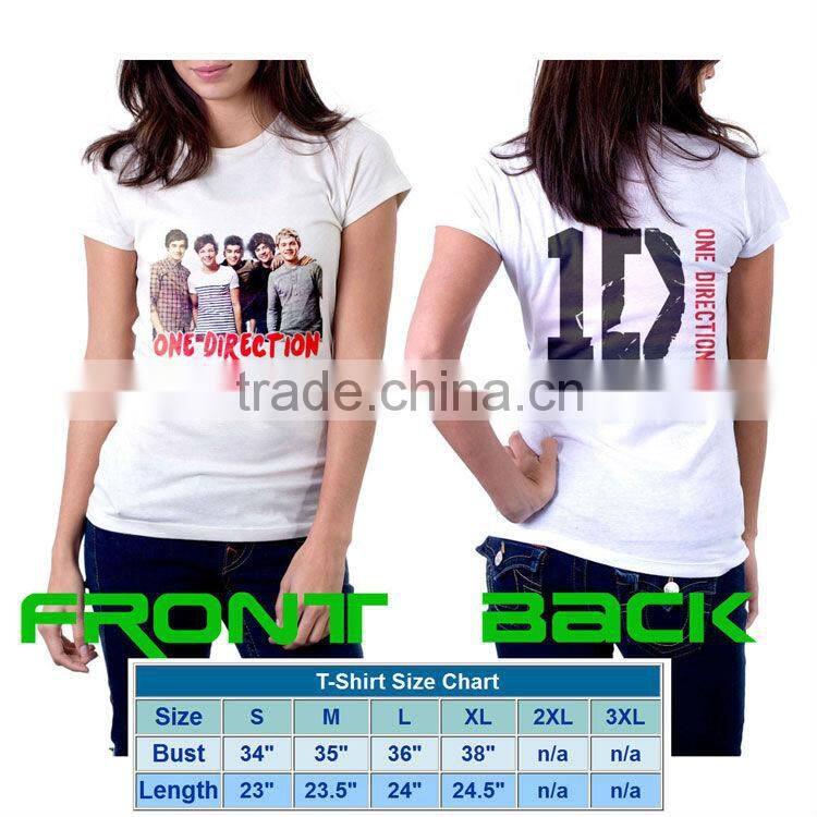 Wholesale 100 cotton one direction t shirt fashion t shirt(YCT-B0115)