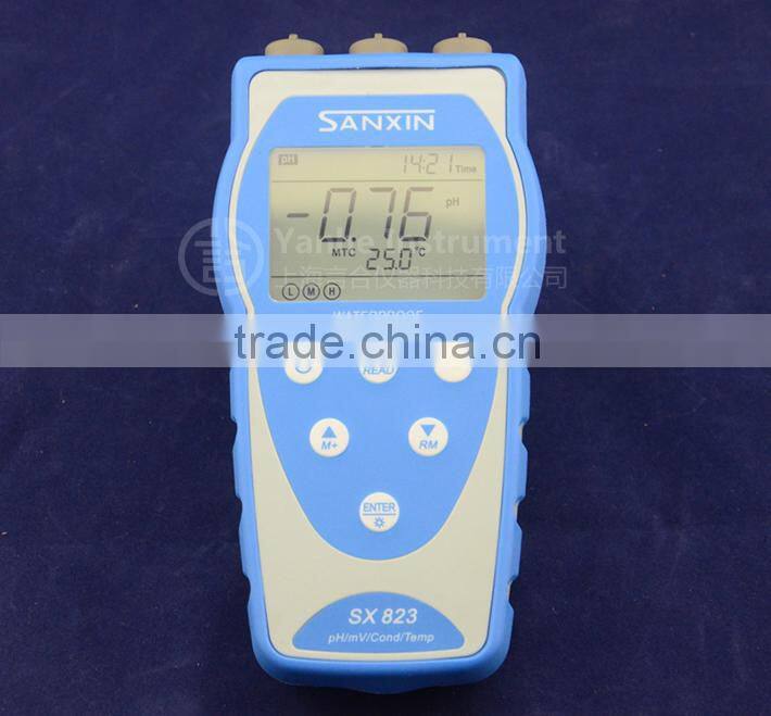 SX823 pH/mV/conductivity/TDS/salinity/resistivity digital ph meter price