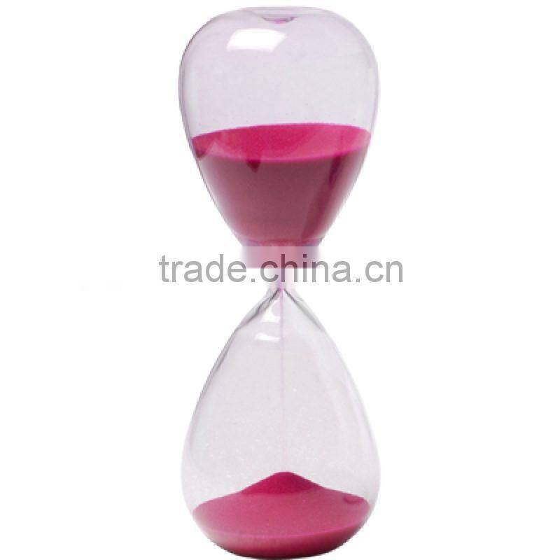 Glass hourglass timer 15min