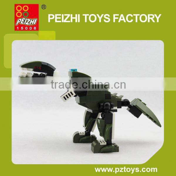 PEIZHI 3 In1 Hot Sale Educational Transformable robot Plastic Toys Building Blocks