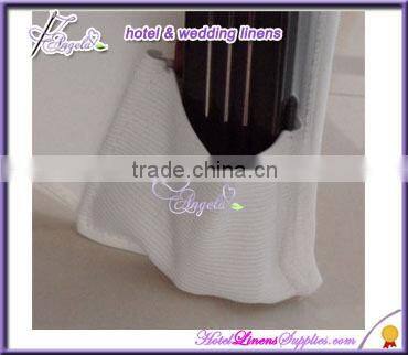 white spandex table covers, white lycra table covers, fitted stretch table covers for round banquet tables(top dia-5' or 6')