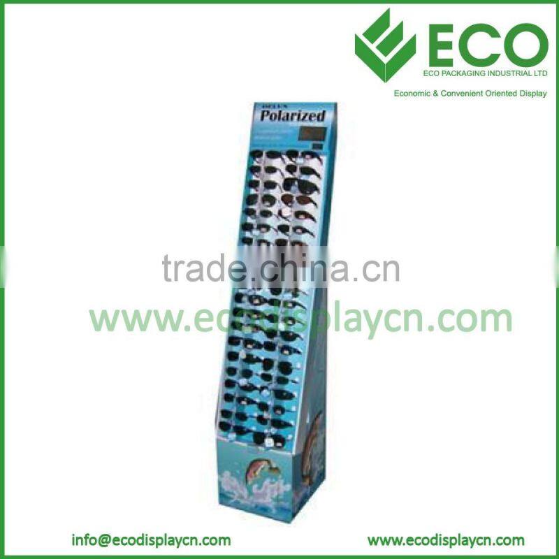 2016 New Products Sunglasses Display Rack with Cardboard Material