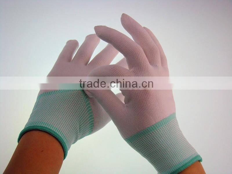 nylon glove white