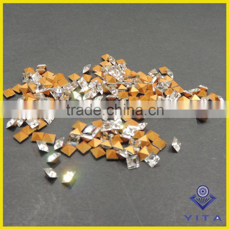 Fashion China factory AAA quality rectangla, square drop, oval ,horse eye shape point back crystal fancy rhine stone for dress