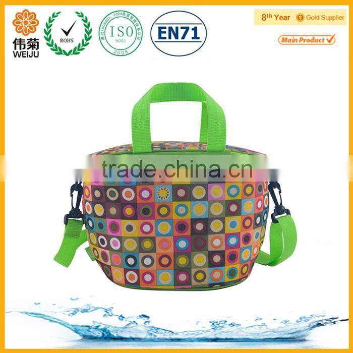 2016 new arrival product croco leather cosmetic cooler bag